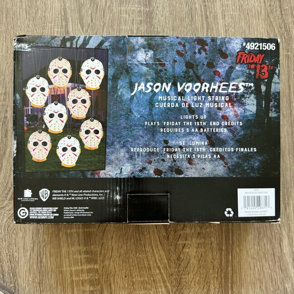 Jason Friday 13th Gemmy Halloween Musical String Lights Horror Scary Movie Decor - Picture 4 of 6